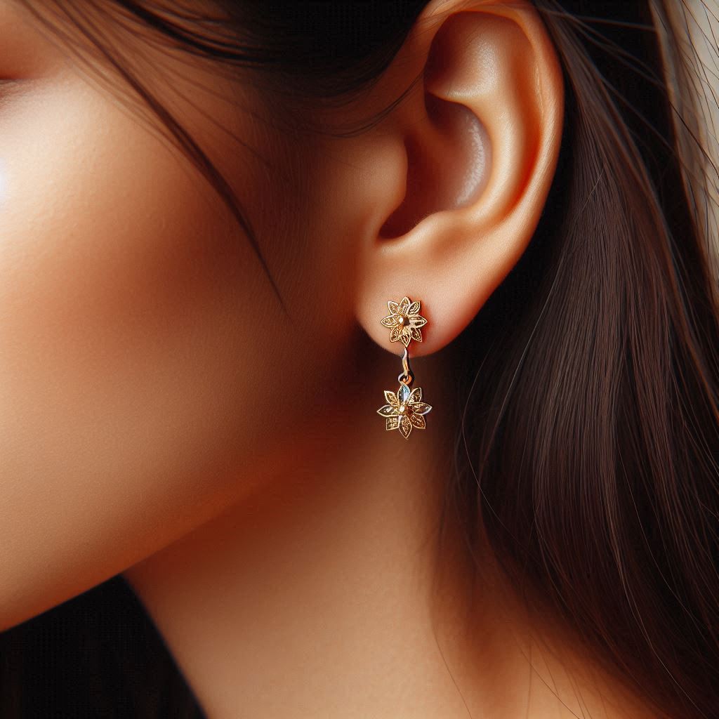 گوشواره طلا ظریف اقساطی