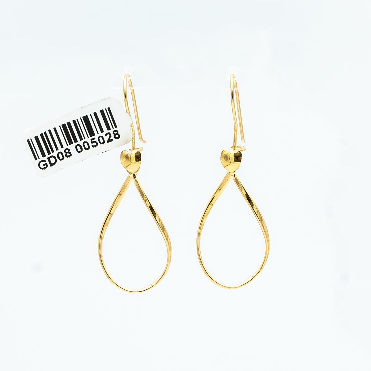 گوشواره هندسی طرح قطره Geometric drop earrings